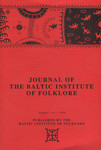 Journal of the Baltic Institute of Folklore