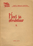 Keel ja struktuur