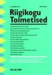 Riigikogu Toimetised