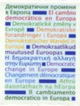 Demokraatlikud muutused Euroopas. 20. aastapäev. Õigus, vabadus, turvalisus
