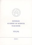 Estonian Academy of Sciences Year Book. Annales Academiae Scientiarum Estonicae (34)