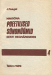 Nimisõna poeetilised sünonüümid Eesti regivärssides
