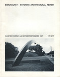 Ehituskunst. Estonian Architectural Review 16/17, 1997