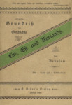 Grundriss der Geschichte Liv-, Est- und Kurlands