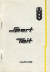 Sport. Toit. Õppematerjal