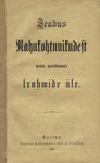 Seadus rahukohtunikudest peale pandawate trahwide üle