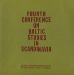 Fourth Conference on Baltic Studies in Scandinavia