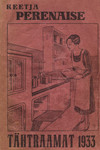 Keetja perenaise tähtraamat 1933. Kalender 1933