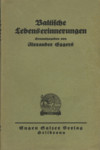 Baltische Lebenserinnerungen