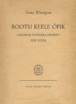 Rootsi keele õpik