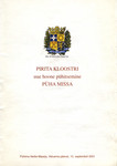 Pirita kloostri uue hoone pühitsemine. Püha missa