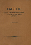 Tabelid %% väljaarvamiseks % nummeruste järele