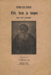 Töö, surm ja haigus ning teised krahv Leo Tolstoi jutustused