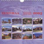 Eestimaa postkaart-kalender 2005. Postikorttikalenteri. Postcard calendar. Kalendar-otkrõtka