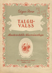 Talguvalss. Meeskvartetile klaverisaatega