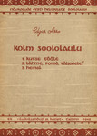Kolm soololaulu