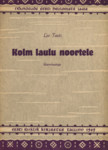 Kolm laulu noortele klaverisaatega