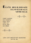 Eesti heliloojate klaveripalu noortele