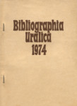 Bibliographia Uralica 1974