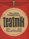 Tallinna transpordi teatmik. 1971-1972 talveperiood