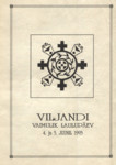 Viljandi vaimulik laulupäev. 4. ja 5. juunil 1993
