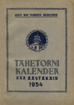 Tartu Tähetorni kalender 1954. aastaks