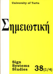 Sign Systems Studies 38 (1/4). Special issue: Semiotics of Resemblance