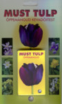Must tulp. Õppemängud kevadõitest