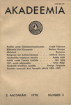 Akadeemia 1990/11