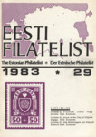 Eesti Filatelist 29, 1983