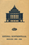Estonia kontsertsaal. Hooaeg 1925-1926