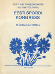 Eesti spordi kongress. 16. dets. 1989