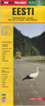 Eesti. Maanteede kaart 1:650000. Road Map of Estonia. Viron Tiekartta