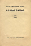 Eesti Kirjanduse Seltsi aastaraamat. (1933)