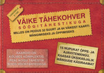 Väike tähekohver söögitähestikuga