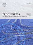 Proceedings of the Estonian Academy of Sciences