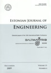 Estonian Journal of Engineering. Volume 15. 2009/4