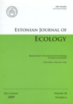 Estonian Journal of Ecology. Volume 58. 2009/4