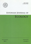 Estonian Journal of Ecology. Volume 60. 2011/4