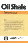 Oil Shale. Vol 27. 2010/3