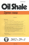 Oil Shale. Vol 29. 2012/1