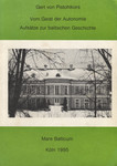 Vom Geist der Autonomie. Aufsätze zur baltischen Geschichte