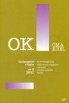 Oma keel 2011/2
