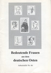 Bedeutende Frauen aus dem deutschen Osten