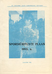 Spordiürituste plaan 1985. a.