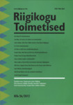 Riigikogu Toimetised