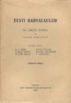 Eesti rahvalaulud