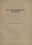 Über einige Dalmanellacea aus Estland