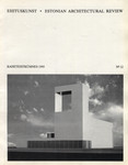Ehituskunst. Estonian Architectural Review 12/1995