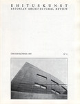 Ehituskunst. Estonian Architectural Review 11/1995
